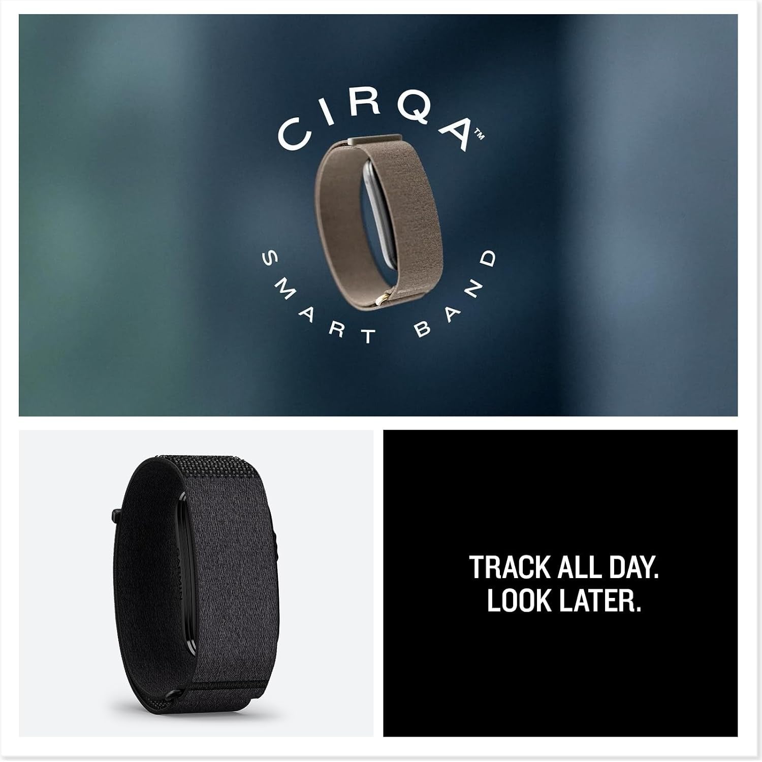 GARMIN CIRQA Smart Band French Gray - L-XL, No Subscription Required