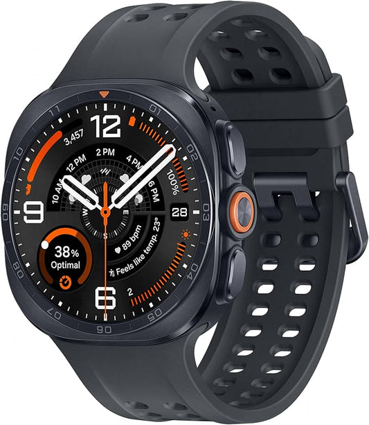 Samsung Galaxy Watch Ultra2 Titanium Gray, 47mm, Bluetooth, Rugged Luxury design, 800 mAh Battery, Fast Charging, Energy Score, 2 Years Manufacturer Extended Warranty (UAE Version)