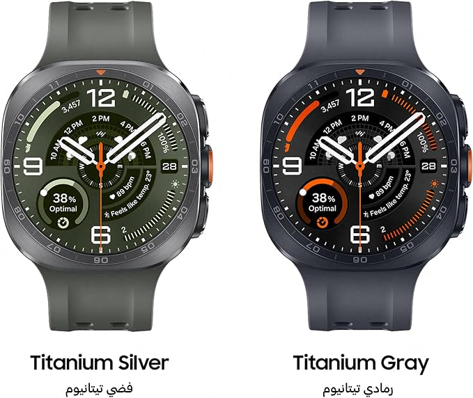Samsung Galaxy Watch Ultra2 Titanium Gray, 47mm, Bluetooth, Rugged Luxury design, 800 mAh Battery, Fast Charging, Energy Score, 2 Years Manufacturer Extended Warranty (UAE Version)(Amazon Exclusive)