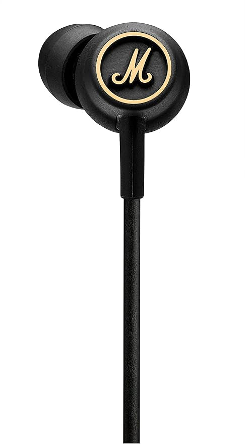 Marshall Mode EQ in-Ear Headphones - Black and Brass, Wired