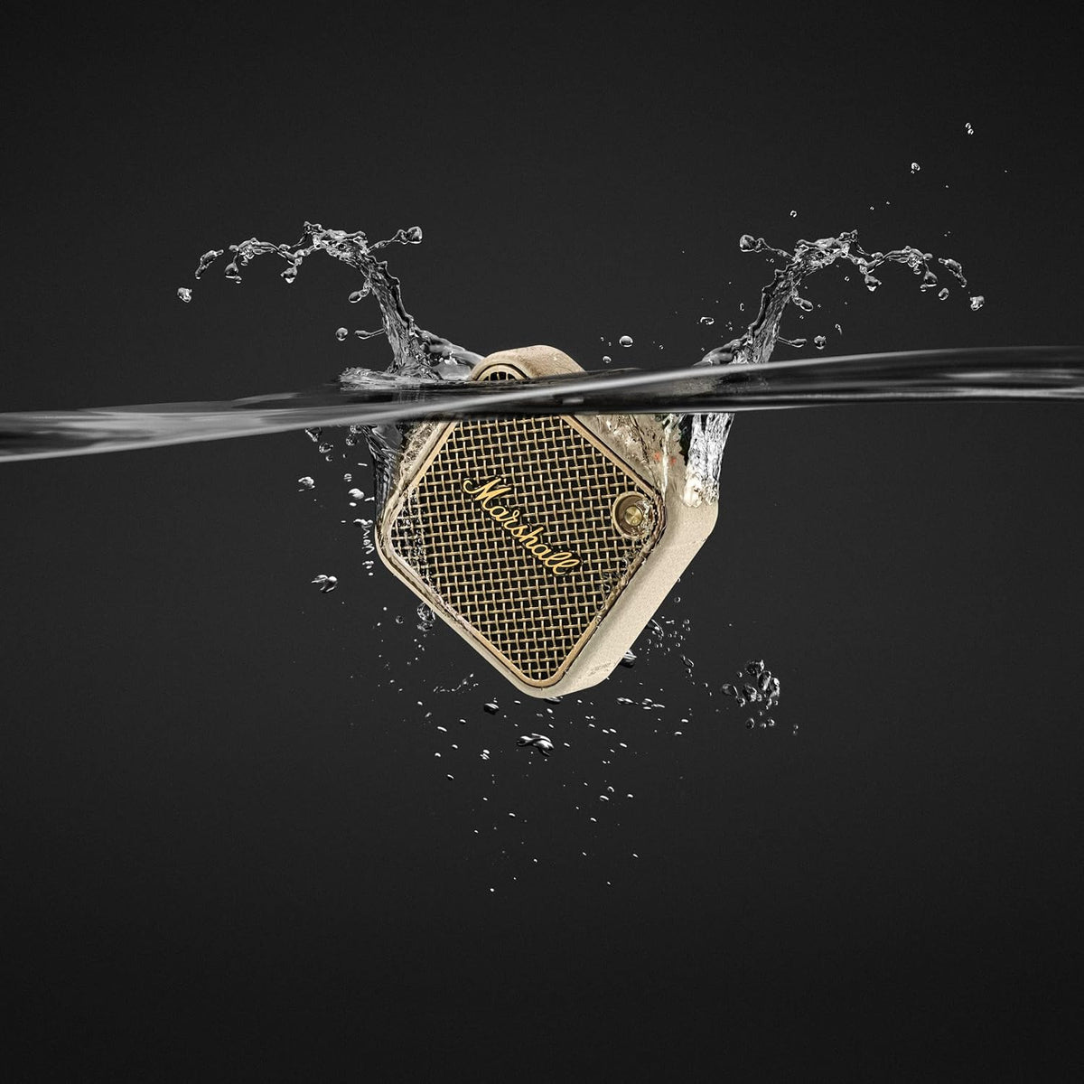 Marshall Willen II Wireless Bluetooth Speaker, over 17+ Hours Playtime, Dust and Waterproof Design (Cream)