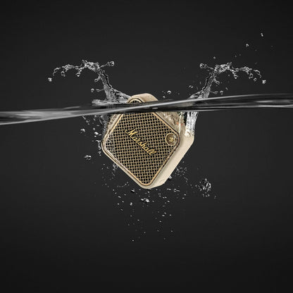 Marshall Willen II Wireless Bluetooth Speaker, over 17+ Hours Playtime, Dust and Waterproof Design (Cream)