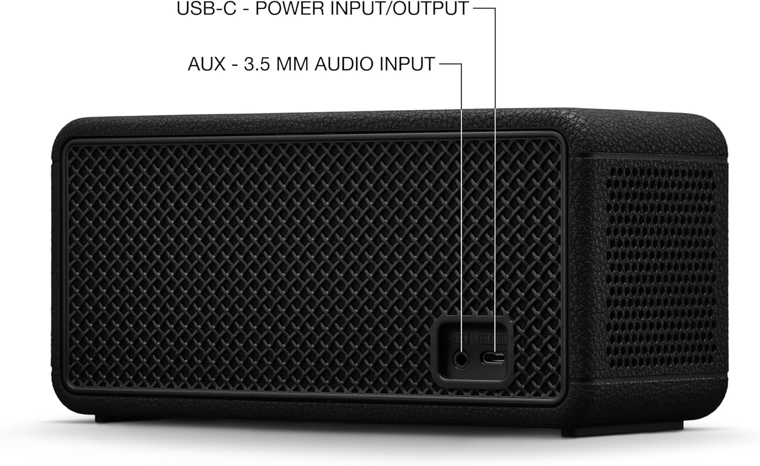 Marshall Middleton II Bluetooth Portable Speaker for Outdoor Adventures, 30+ Hours of Wireless Playtime, Waterproof IP67 60W - Black & Brass
