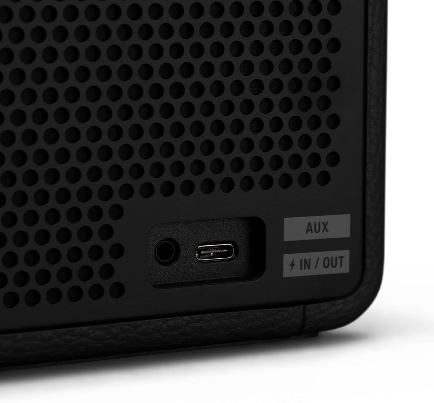 Marshall Middleton Bluetooth Portable Speaker for Outdoor Adventures, 20+ hours of Wireless playtime, water resistant IP67 50W - Black and Brass