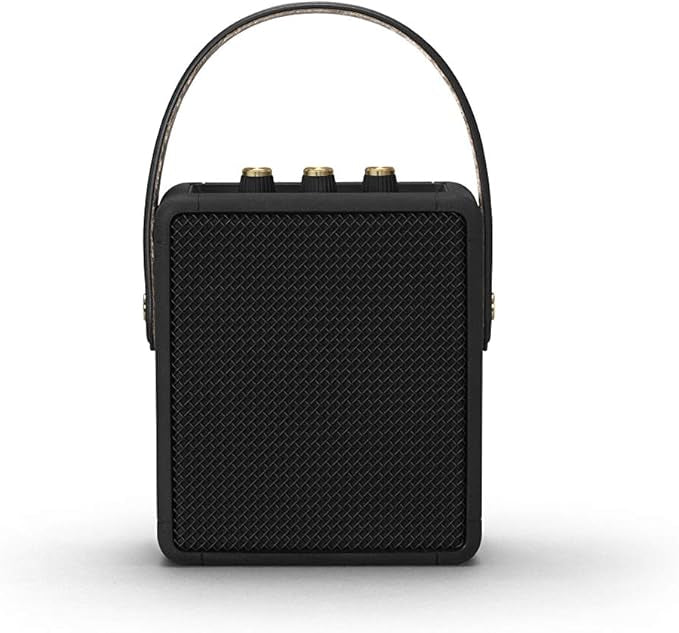 Marshall Stockwell II Wireless Portable Bluetooth Speaker 20+ Hours 20W - Black & Brass