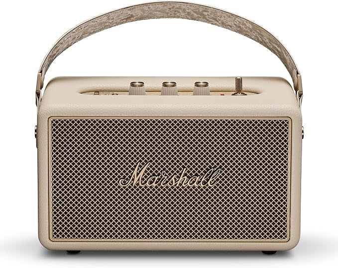 Marshall Kilburn III Bluetooth Speaker - Premium Water Resistance Portable Bluetooth Speaker & Wireless Speakers 50+ Playtime - Cream