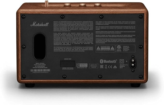 Marshall Acton III 60W Premium Home Wireless Speaker with Bluetooth 5.2 and Multiple Inputs - Enjoy signature Marshall sound | (Brown)