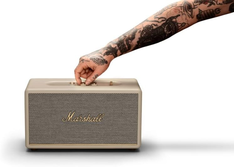 Marshall Stanmore III 50W Premium Home Wireless Speaker, Cream