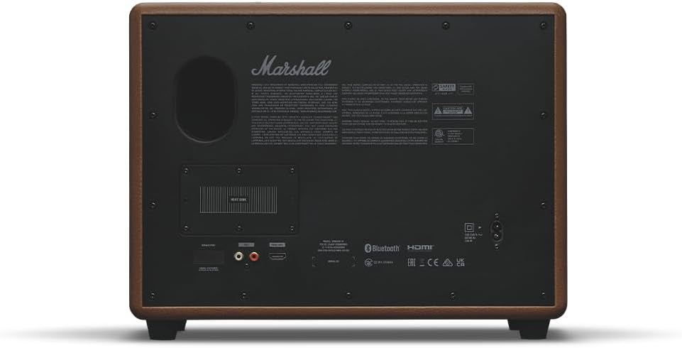 Marshall Woburn III 120W Premium Home Wireless Speaker with Bluetooth 5.2 and Multiple Inputs - Enjoy signature Marshall sound | Brown