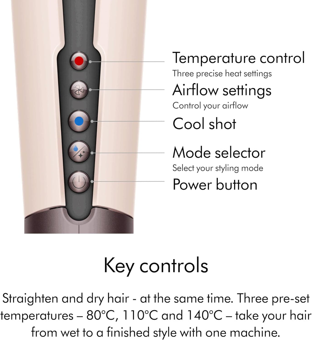 Dyson Airstrait Ceramic Pink - International Version