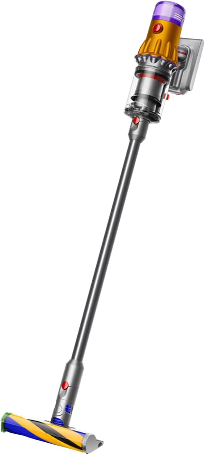 Dyson V12 Detect Slim Cordless Vacuum Cleaner,Yellow/Iron