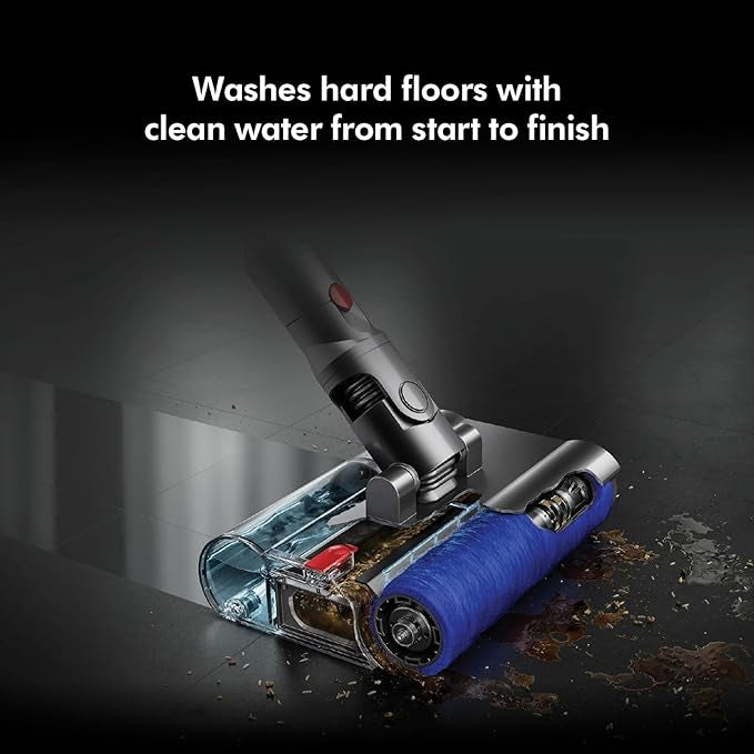 Dyson V12 Detect Slim Submarine Cordless Vacuum Cleaner|All-in-one wet & dry vacuum|2 Yr Warranty incl accidental damage protection| Illumination for hidden dust|150 Airwatts,0.35L bin,60 mins runtime