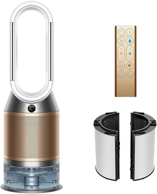 Purifier Humidify+Cool PH2 De-Nox (White/Gold) | PH05 Purifiying fan | 2 Year Dyson Warranty