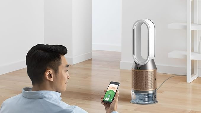 Purifier Humidify+Cool PH2 De-Nox (White/Gold) | PH05 Purifiying fan | 2 Year Dyson Warranty