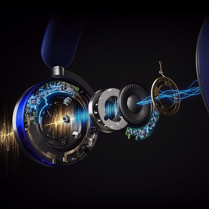 Dyson Zone™ noise cancelling headphones (Ultra Blue/Prussian Blue)| 2 year Dyson warranty | 376062-01