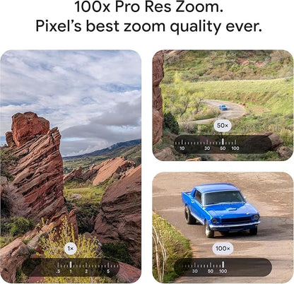 Pixel 10 Pro XL Smartphone, Obsidian, 256 GB Storage, 100x Pro Res Zoom, Super Actua Display, Spacecraft-Grade Aluminum