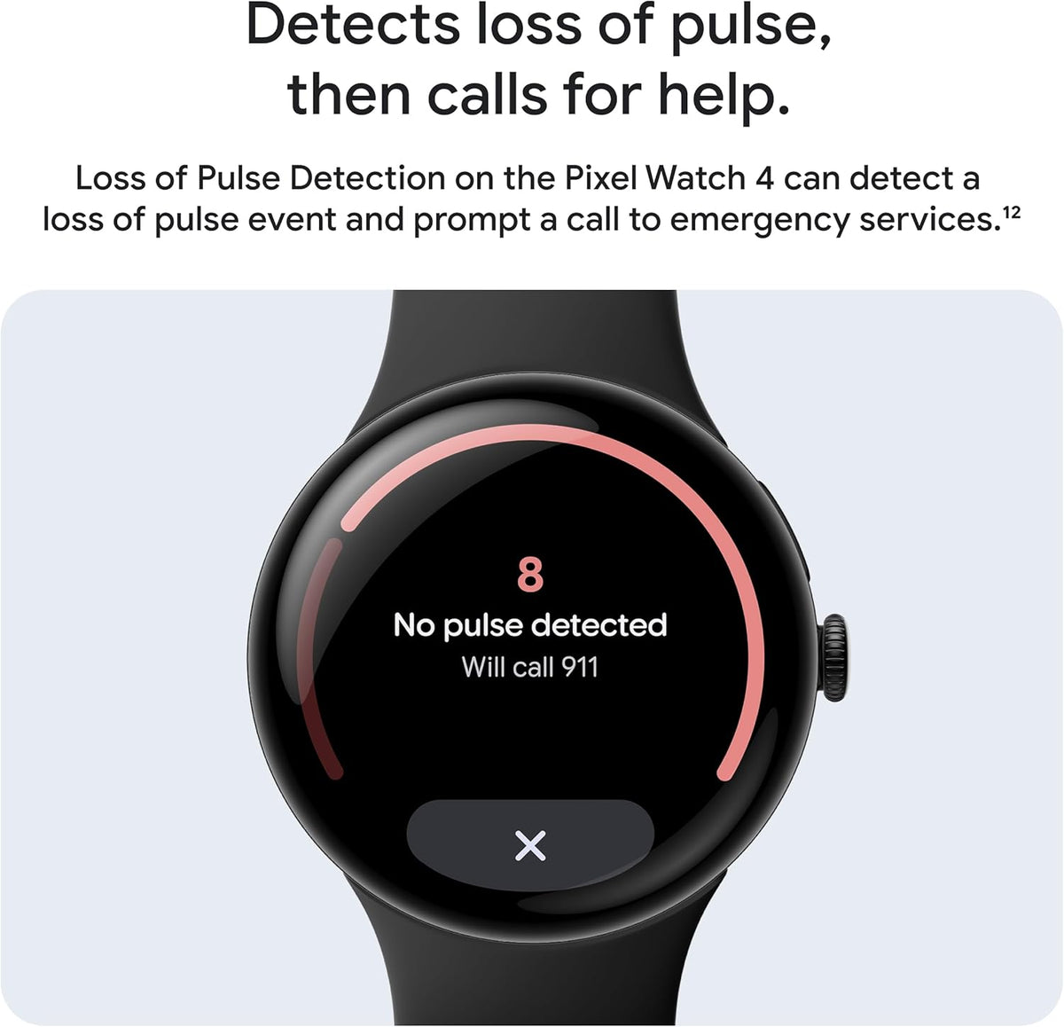 Google Pixel Watch 4 (45mm) - Android Smartwatch with Heart Rate and Sleep Tracking - 40-Hour Battery - Fitness Tracking - Google AI - Polished Silver Aluminum Case - Porcelain Active Band - Wi-Fi