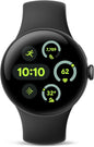Google Pixel Watch 3 (41mm) Latest Model - Android Smartwatch, Heart Rate Tracking, Fitbit Advanced Running, Fitness Insights, 24-Hour Battery - Matte Black Aluminum Case - Obsidian Band - Wi-Fi