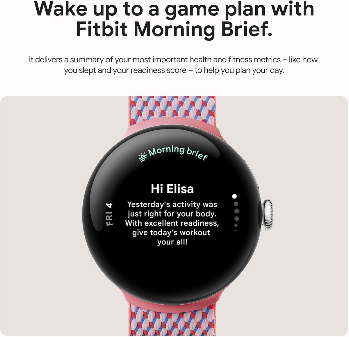 Google Pixel Watch 3 (41mm) Latest Model - Android Smartwatch, Heart Rate Tracking, Fitbit Advanced Running, Fitness Insights, 24-Hour Battery - Matte Black Aluminum Case - Obsidian Band - Wi-Fi