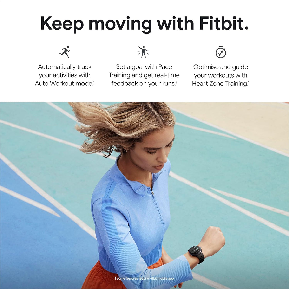 Google Pixel Watch 2 | 32GB+ 2GB RAM | Heart Rate Tracking, Stress Management,(4G LTE + Bluetooth/Wi-Fi, Silver Aluminium Case/Porcelain Active Band) (Renewed)