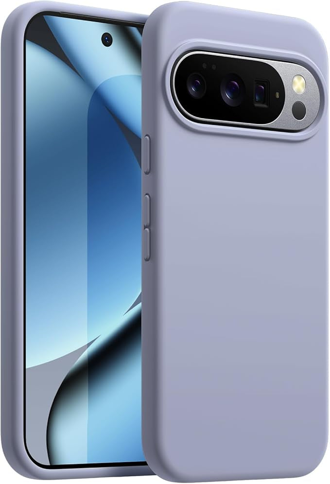 JETech Silicone Case for Google Pixel 10/10 Pro, Frost | Silky Soft Touch, Shockproof Protection, Scratch Resistant, Microfiber Lining