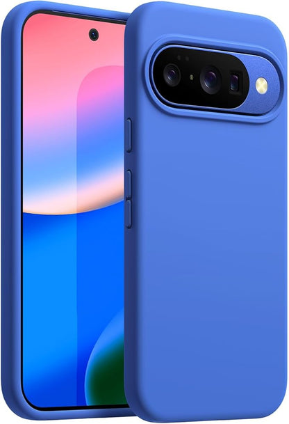 JETech Silicone Case for Google Pixel 10/10 Pro, Frost | Silky Soft Touch, Shockproof Protection, Scratch Resistant, Microfiber Lining