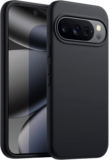 JETech Silicone Case for Google Pixel 10/10 Pro, Frost | Silky Soft Touch, Shockproof Protection, Scratch Resistant, Microfiber Lining