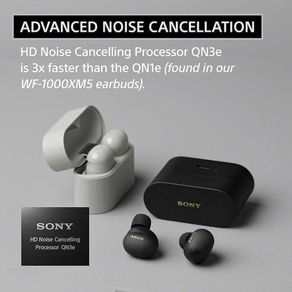 Sony WF-1000XM6 The Best Truly Wireless Noise Cancelling Earbuds (2026 Model)