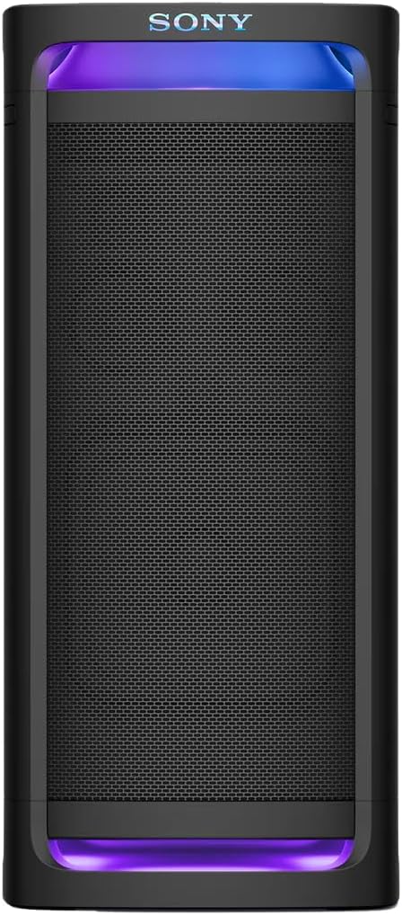 Sony ULT TOWER 9 Party Speaker, Powerful BASS, 360º Party Sound and Light, 25hrs Battery life, Karaoke, TV Sound Booster, Multipoint Connection