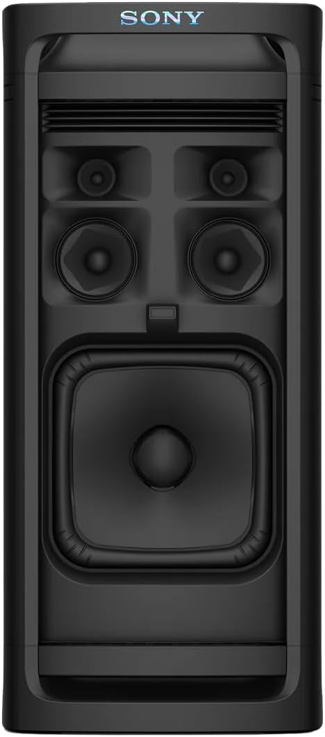 Sony ULT TOWER 9 Party Speaker, Powerful BASS, 360º Party Sound and Light, 25hrs Battery life, Karaoke, TV Sound Booster, Multipoint Connection