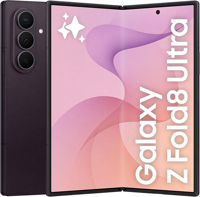 Samsung Galaxy Z Fold8 Ultra Violet Shadow,1TB,Customized Processor,5000 mAh Battery,Sidebyside Multitasking,16GB RAM, 200MP Camera,2 Years Manufacturer Warranty (UAE Type Approved)(Amazon Exclusive)