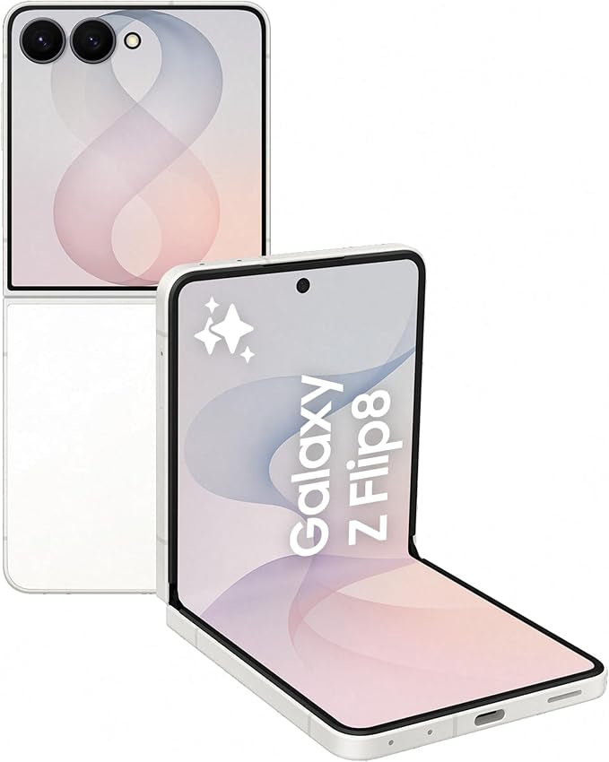 Samsung Galaxy Z Flip8 Cream,256GB,Hands-free Selfie Camera,Now Brief,Photo Assist,Customizable FlexWindow,4300mAh Battery,12GB RAM,2 Years Manufacturer Warranty (UAE Type Approved)(Amazon Exclusive)