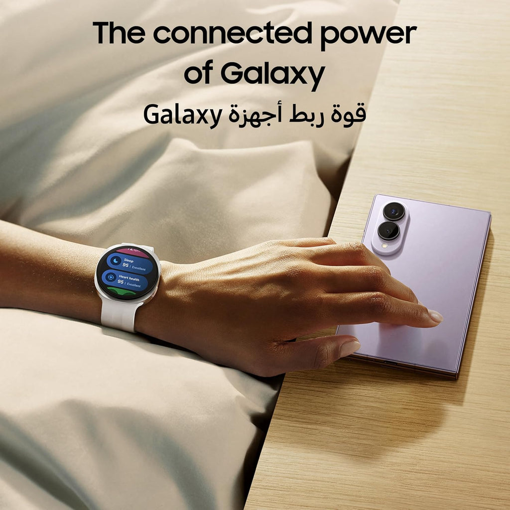 Samsung Galaxy Watch9 Cream, 40mm, Bluetooth, Slimness, Comfort fit, Signature Cushion Design, Personalized Sleep Experience,Health Coaching, 2 Years Extended Warranty (UAE Version)(Amazon Exclusive)