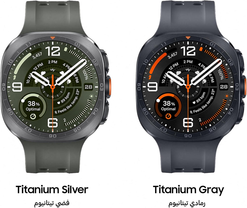 Samsung Galaxy Watch Ultra2 Titanium Silver, 47mm, Bluetooth, Rugged Luxury design, 800 mAh Battery, Fast Charging,Energy Score, 2 Years Manufacturer Extended Warranty (UAE Version)(Amazon Exclusive)