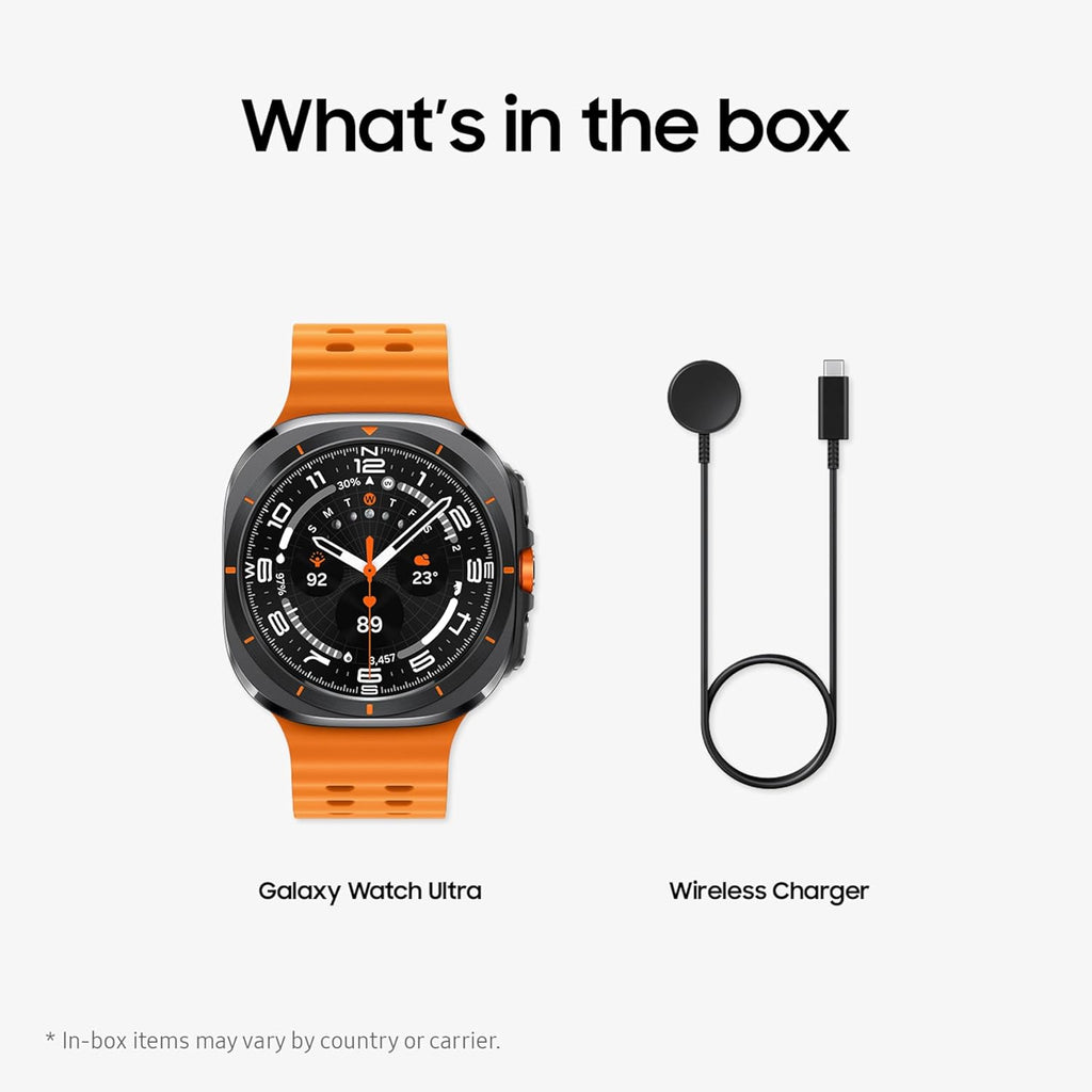 Samsung Galaxy Watch Ultra (2025) 47mm LTE Smartwatch, Titanium Casing, Advanced Sleep Coaching, Running Coach, Energy Score, Heart Rate Tracking, GPS, Titanium Gray [US Version, 2 Yr Warranty]
