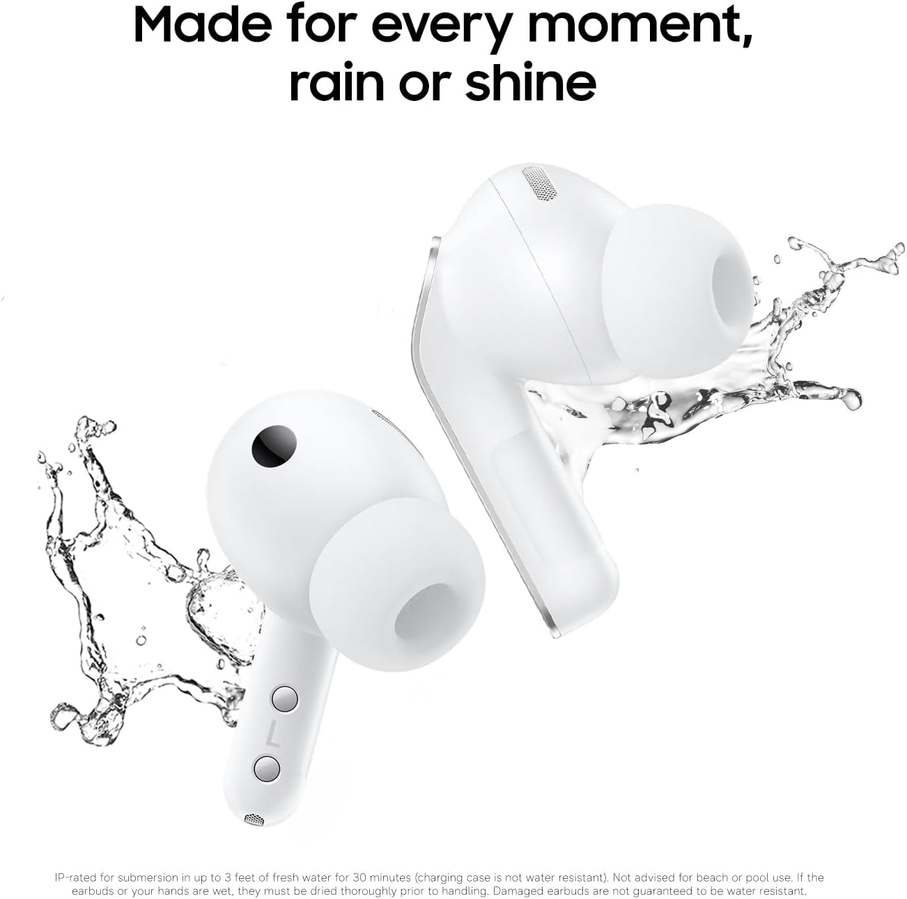 Samsung Galaxy Buds4 Pro, Black, Real Metal Blade, 2-way Speaker & Dual Amp, Enhanced ANC, Adaptive Noise Control, Seamless Connection (UAE Version)