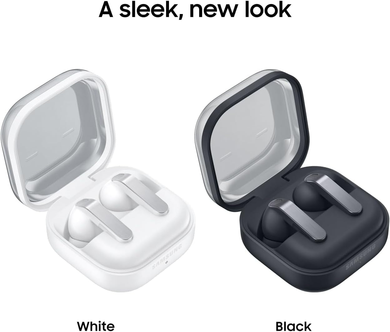 Samsung Galaxy Buds4 Pro, Black, Real Metal Blade, 2-way Speaker & Dual Amp, Enhanced ANC, Adaptive Noise Control, Seamless Connection (UAE Version)