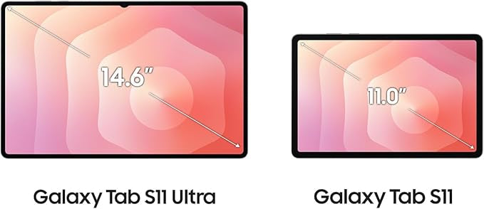 Samsung Galaxy Tab S11 Ultra Graphite, 256GB, 14.6" Android Tablet, Galaxy AI Enhancements, DeX Mode, Dynamic AMOLED 2X Anti-Reflection Display, Redesigned S Pen - International version