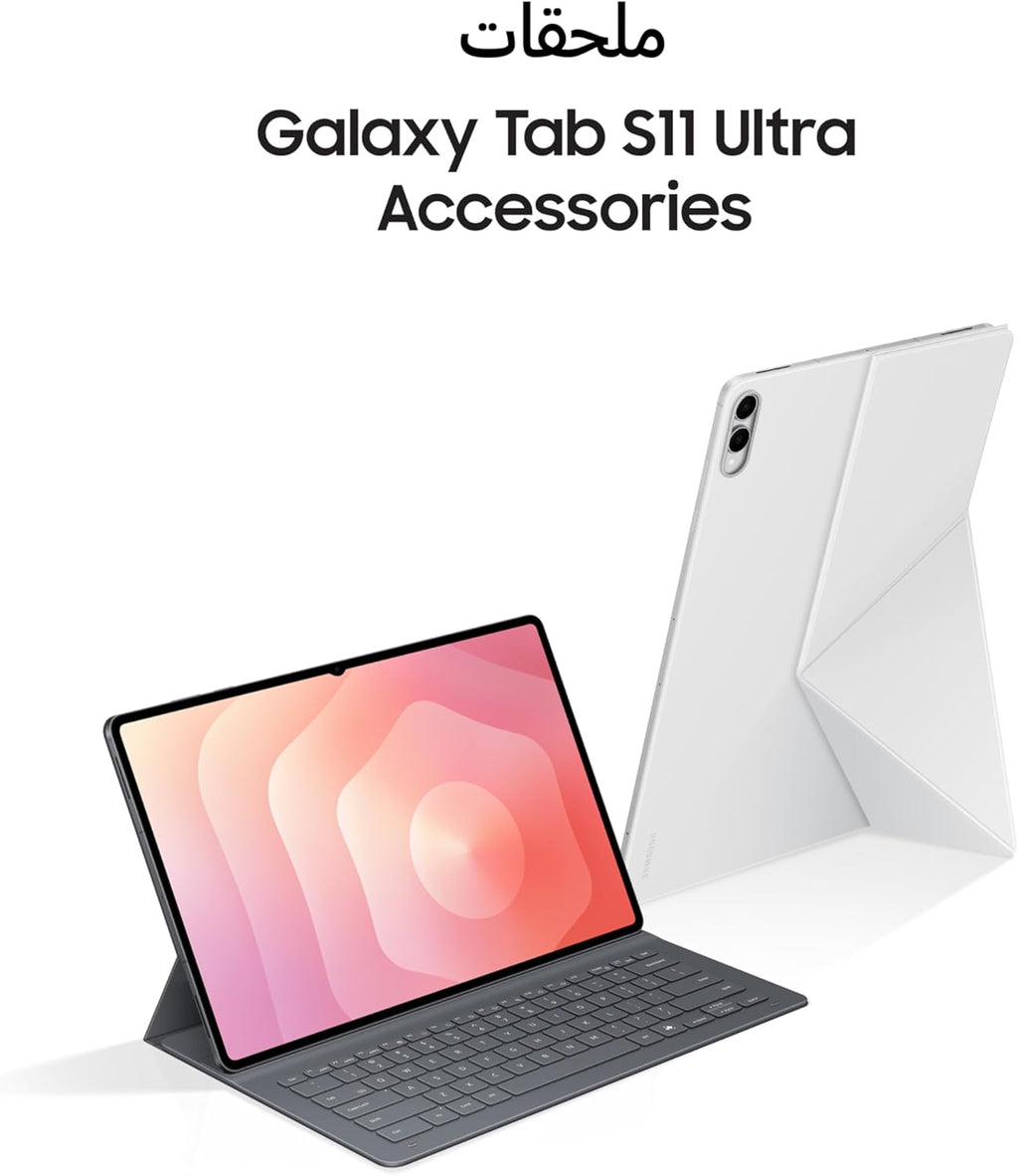 Samsung Galaxy Tab S11 Ultra, AI Tablet, Silver, 5G, 12GB RAM, 256GB Storage, Lightweight Design, Samsung Dex (UAE Version)