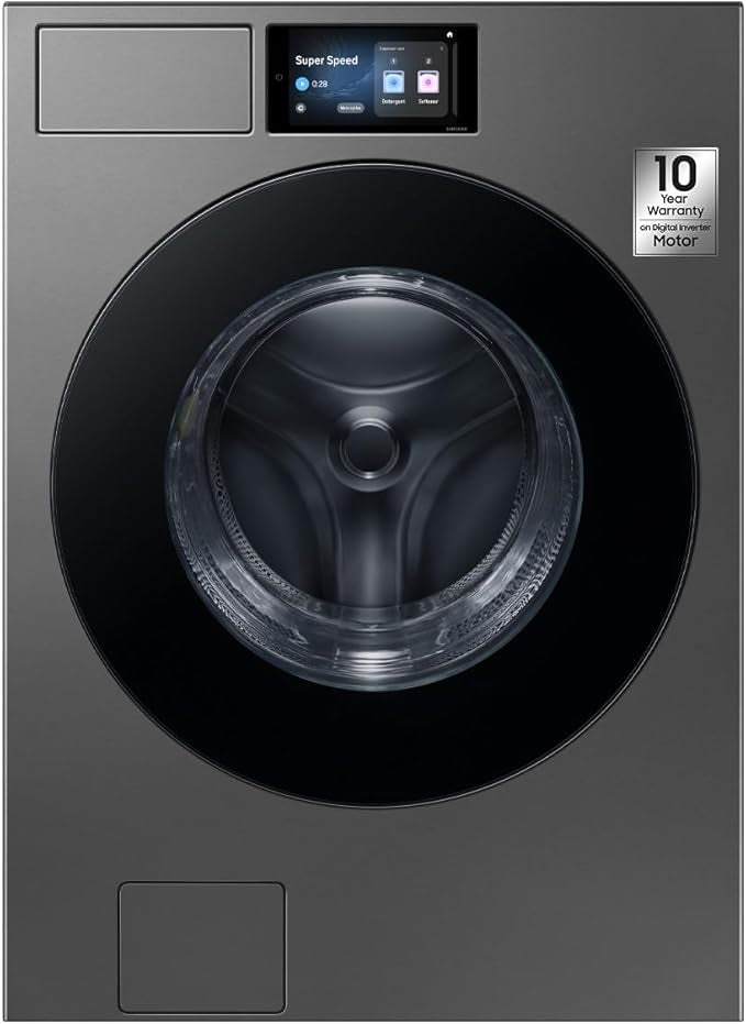 Samsung Bespoke AI Laundry Washer 26kg with 7" LCD Display Intuitive control AI Home - WF90F26ADSGU (UAE version)